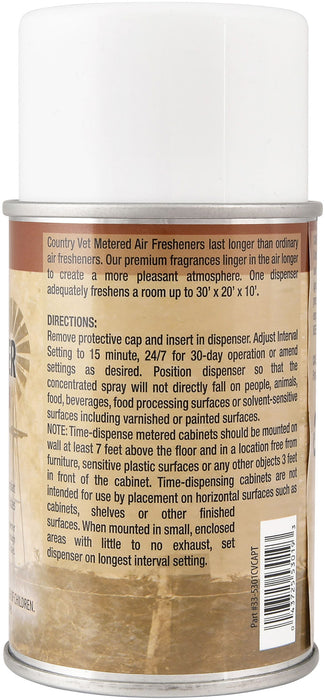 Country Vet Air Freshener Refills - Cinnamon Spice Fragrance, 5.3 oz  