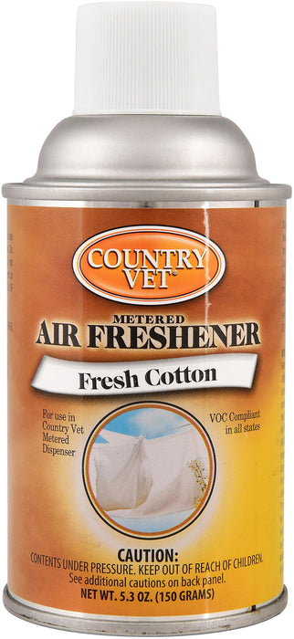 Country Vet Air Freshener Refills - Fresh Cotton Fragrance, 5.3 oz  