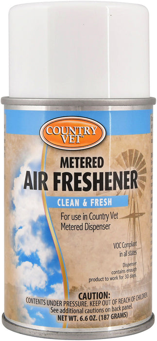 Country Vet Air Freshener Refills - Clean N Fresh Fragrance, 6.6 oz  