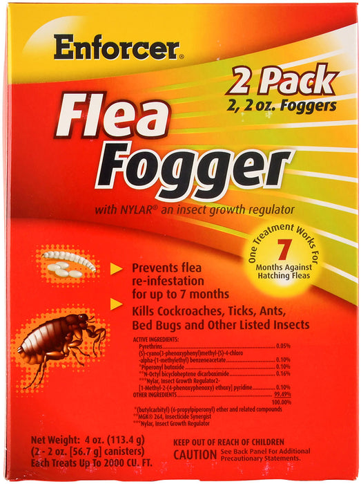 Enforcer Flea Fogger, 2 pk -   