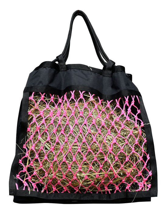 Equi-Sky Ultimate Hay Bag - Black/Hot Pink  