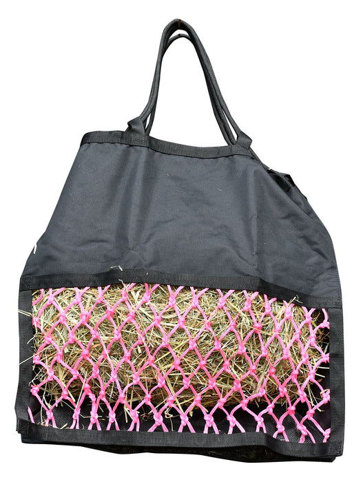 Equi-Sky Ultimate Hay Bag - Black/Hot Pink  