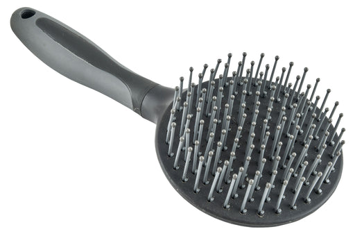 Lami-Cell Two-Tone Mane and Tail Brush - Gray/Dark Gray  