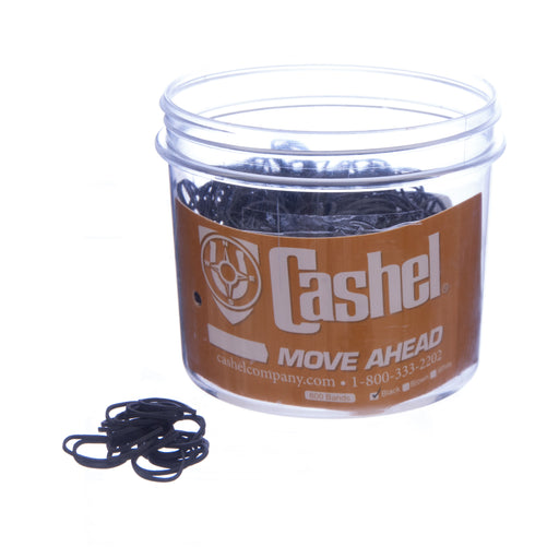 Cashel Rubber Braiding Bands, 800 count - Black  