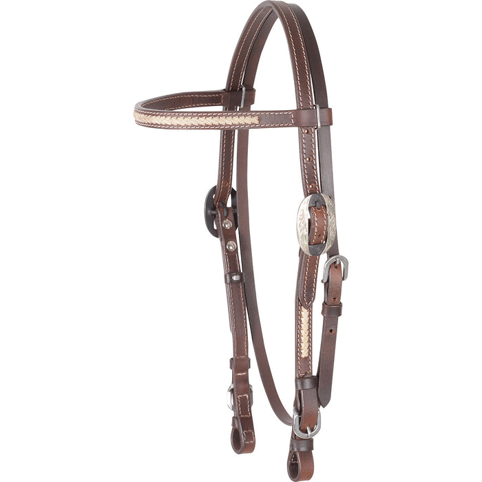 Cashel Rawhide Lace Browband Headstall -   