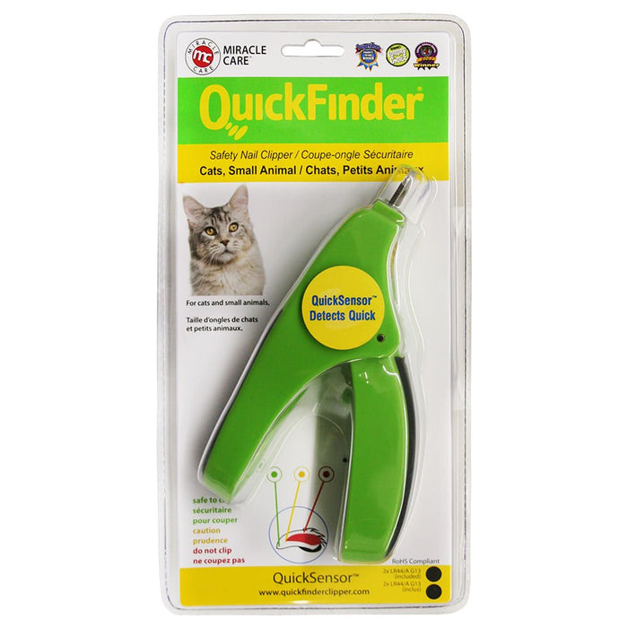 QuickFinder Nail Clippers for Cats and Small Animals - Jeffers - Animal & Pet Supplies > Pet Grooming > Pet Nail & Pad Care