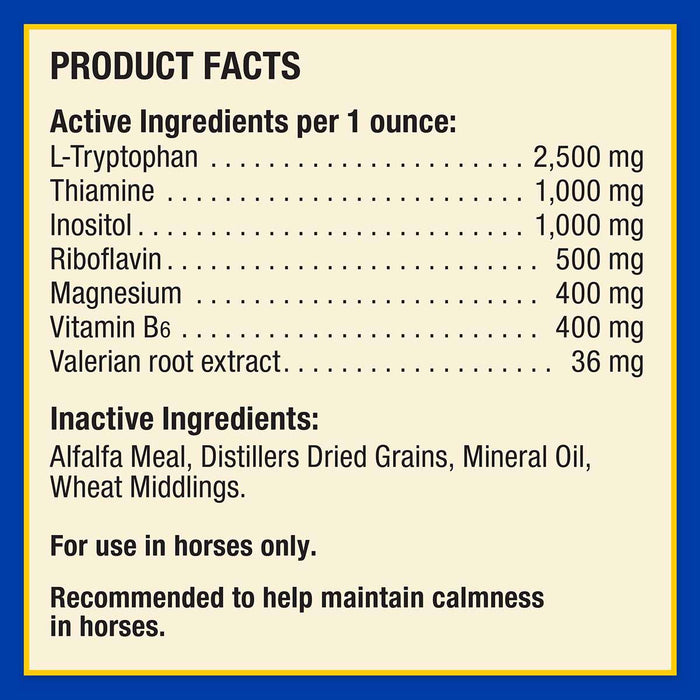 Quietex II Focusing & Calming Supplement for Horses - FAHT - 32.5 mL - Paste - 13