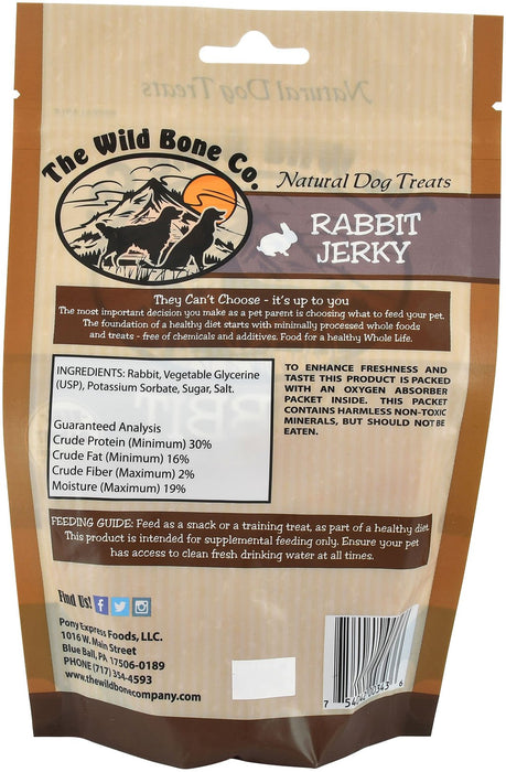 Rabbit Jerky - Jeffers - Dog Supplies > Dog Treats > Jerky & Sausages