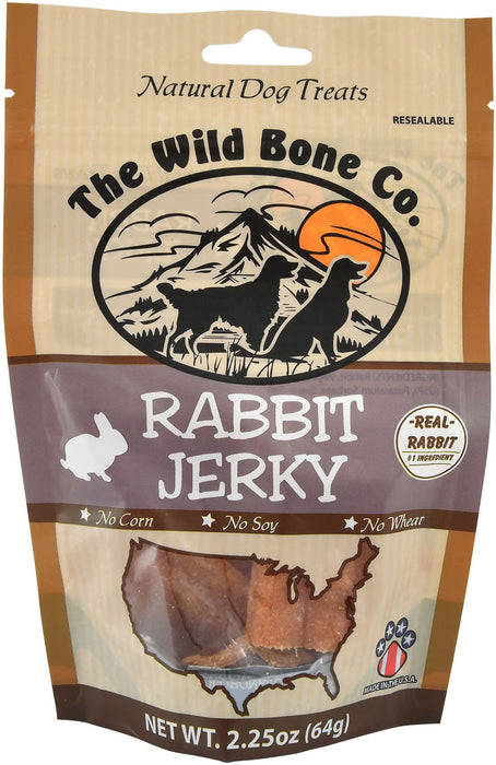 Rabbit Jerky - Jeffers - Dog Supplies > Dog Treats > Jerky & Sausages