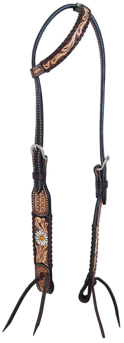 Rafter T Daisy Sliding Ear Headstall - Jeffers - Horse Supplies > Horse Tack > Bridles & Headstalls