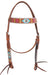 Rafter T Painted Aztec Browband Headstall - Jeffers - Horse Supplies > Horse Tack > Bridles & Headstalls