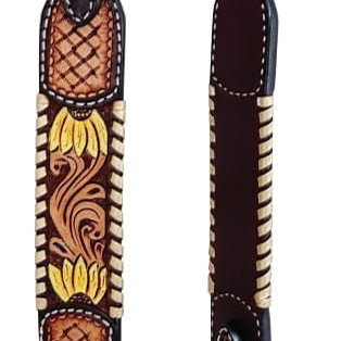 Rafter T Painted Sunflower Single Ear Headstall