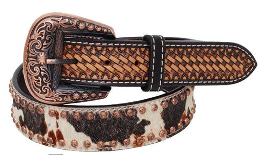 Rafter T Peppered Hide Ladies' Belt - RTRFM - Small - 5