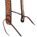 Rafter T Tooled Sunflower with Buckstitch One Ear Headstall - RTRE3 - 4