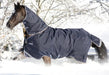 Rambo Duo Horse Turnout Blanket, 1000D, Removable Liner - FO2LW - 69 in - Navy/Sky Blue - 1
