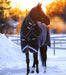 Rambo Duo Horse Turnout Blanket with Removable Liner, 1000D - FOBKP - 66 in - Navy/Sky Blue - 3