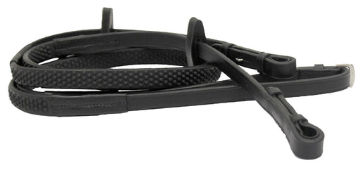 Rambo Micklem Competition Reins, Black - Jeffers - Horse Supplies > Horse Tack > Reins