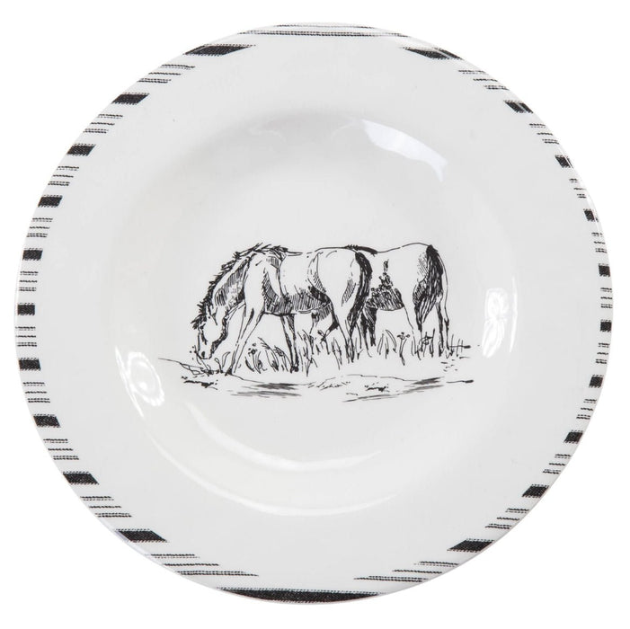 Ranch Life Melamine Salad Plate, 4 Piece - Jeffers - Home Goods & Gifts > Kitchen