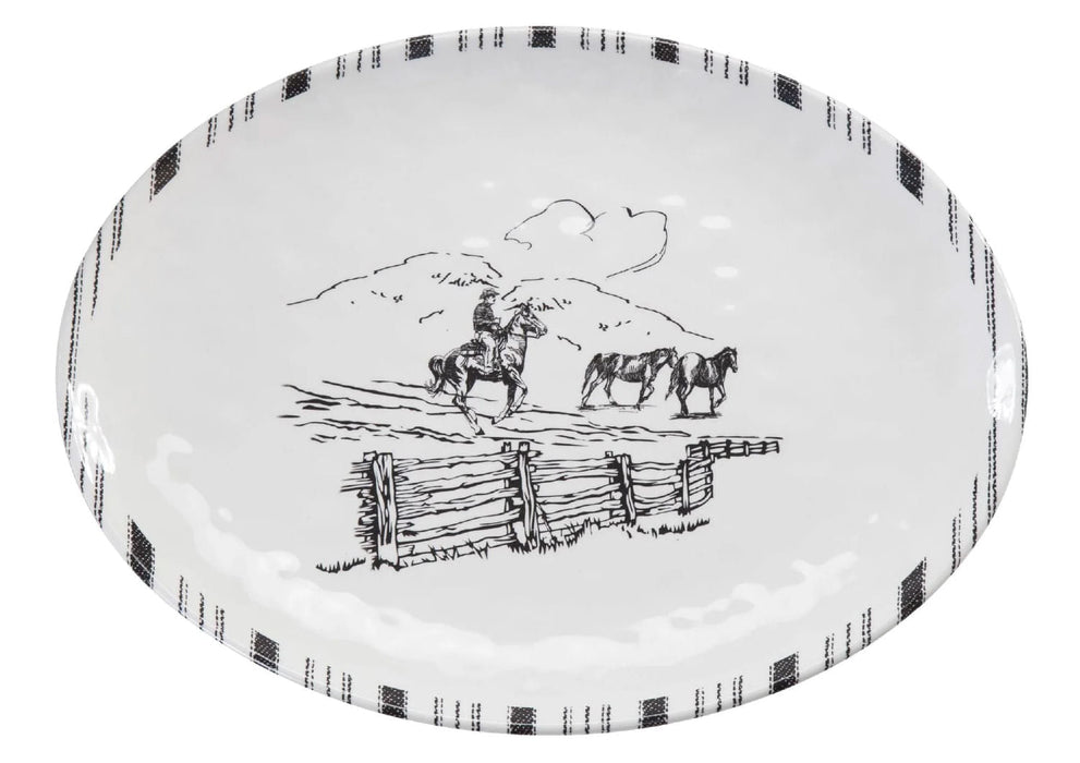 Ranch Life Melamine Serving Platter - Jeffers - Home Goods & Gifts > Kitchen