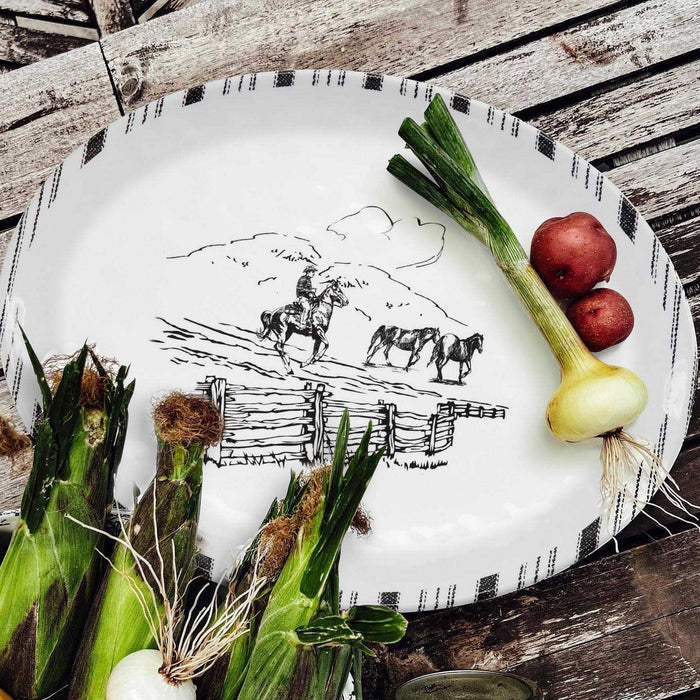 Ranch Life Melamine Serving Platter - Jeffers - Home Goods & Gifts > Kitchen