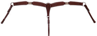 Rawhide & Basketweave Contoured Breast Collar - Jeffers - Horse Supplies > Horse Tack > Breast Collars