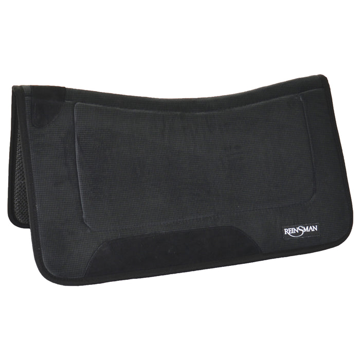 Reinsman Microsuede Contour Tacky Too Saddle Pad - Graphite Microsuede  