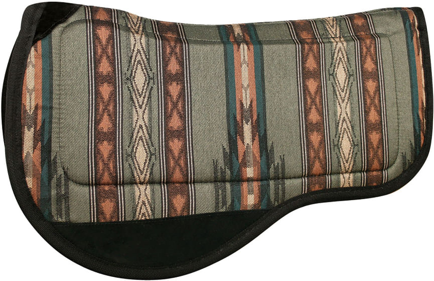 Reinsman Contour Trail Saddle Pad, 30" x 34" x 1" - Southwestern Sage  