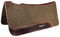 Reinsman Wool Felt Contour Saddle Pad, Dark Brown - 31 x 30 x 3/4  