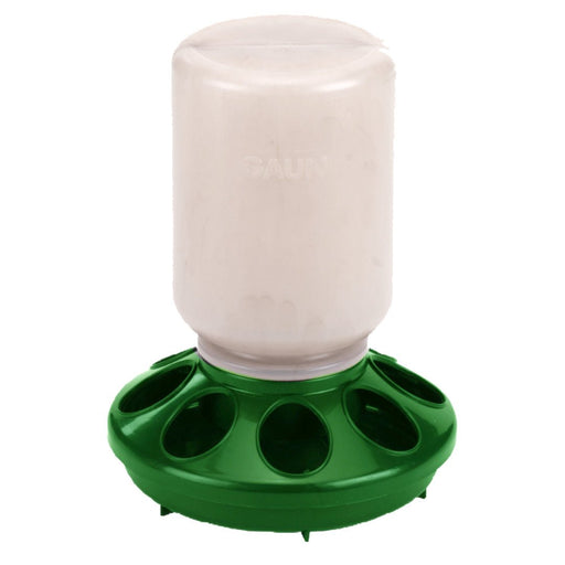 Recycled Plastic Chick Feeder for Chicks & Quail, 1 Quart - GAUCP - 1 Quart - 1