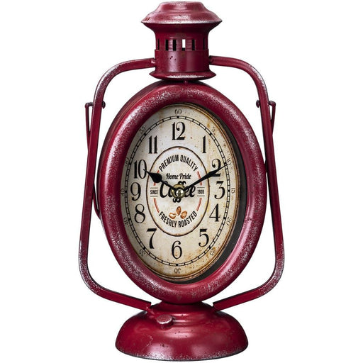 Red Lantern Tabletop Clock - Jeffers - Home Goods & Gifts > Home Decor and Candles for Home Improvement