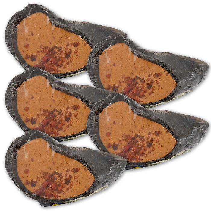 Redbarn Dog Treats Filled Cow Hoof - 24C3-5 - Cheese/Bacon - 5 Pack - 9