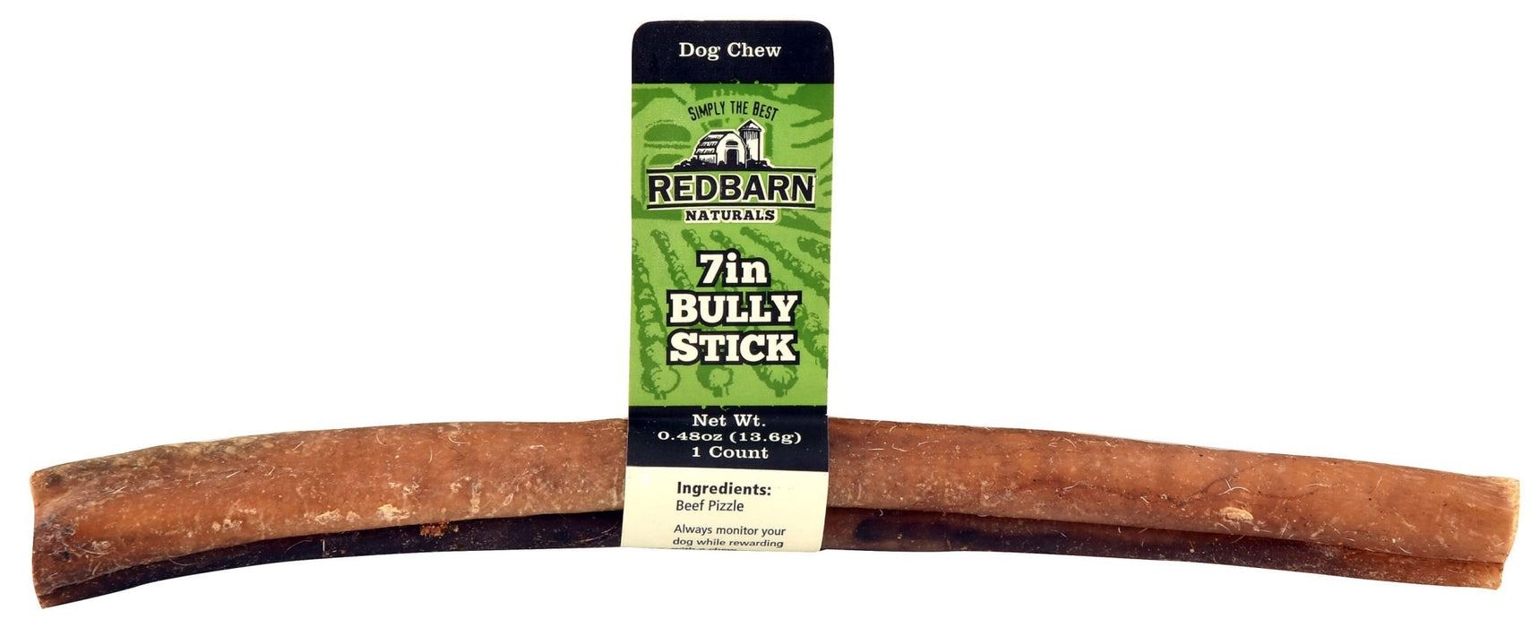Redbarn Low Odor Bully Sticks – Natural, Long - Lasting Dog Chews - 24CB - 7"L - Each - 4