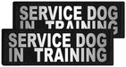 Reflective 'Service Dog In Training' Patches, set of 2 - Jeffers - Dog Supplies > Dog Apparel > Service Dog Supplies