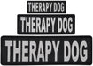 Reflective 'Therapy Dog' Patches, Set of 2 - Jeffers - Dog Supplies > Dog Apparel