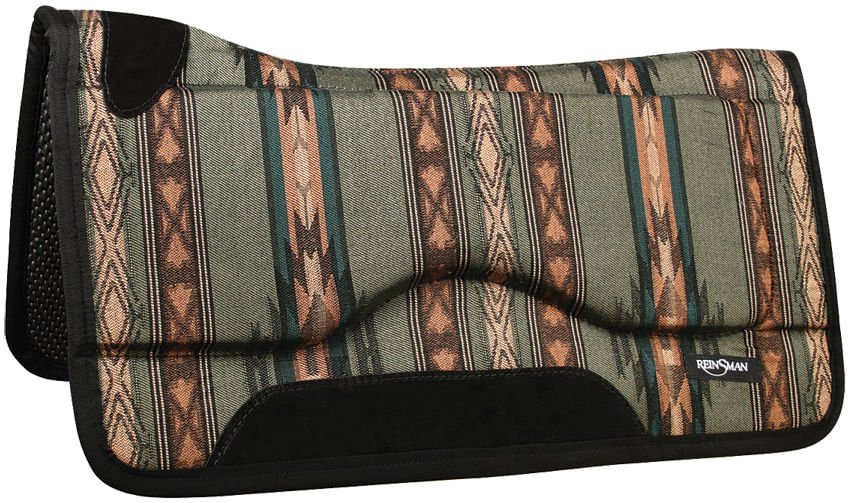 Reinsman Contour Swayback Tacky Too Saddle Pad, 30' x 30' - Jeffers - Horse Supplies > Horse Tack > Saddle Pads & Blankets