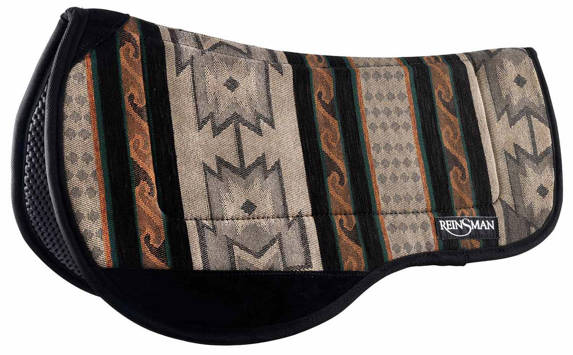 Circle Y REINSMAN Wool Contour Trail Saddle Pad – Moisture-Wicking, Quick-Dry, Felt Jumping Pad (34201)