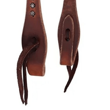Reinsman Rosewood & Spots One Ear Headstall, Full - RD1GK - Rosewood Harness Brown - Full - 4