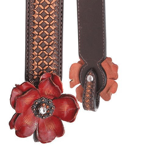 Reinsman Sarah Rose Vintage Sliding Ear Headstall - RD1CP - 2