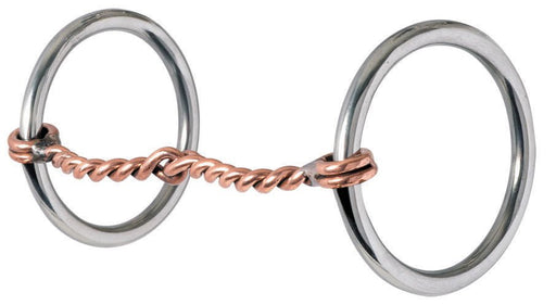 Reinsman Traditional Twisted Copper Loose Ring Snaffle Bit - Jeffers - Horse Supplies > Horse Tack > Bridle Bits