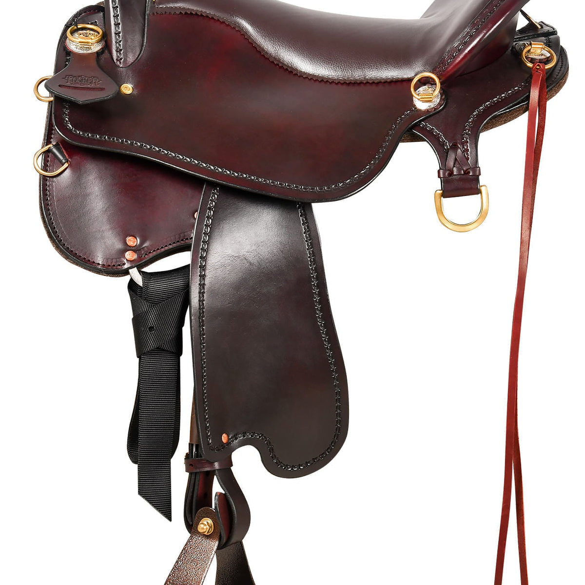 Tucker Custom Endurance Trail Saddle with Tooling, Medium — Jeffers
