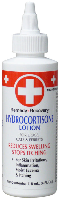 Remedy+Recovery Hydrocortisone Lotion, 4oz - Jeffers - Animal Health & Wellness > Skin & Coat Care