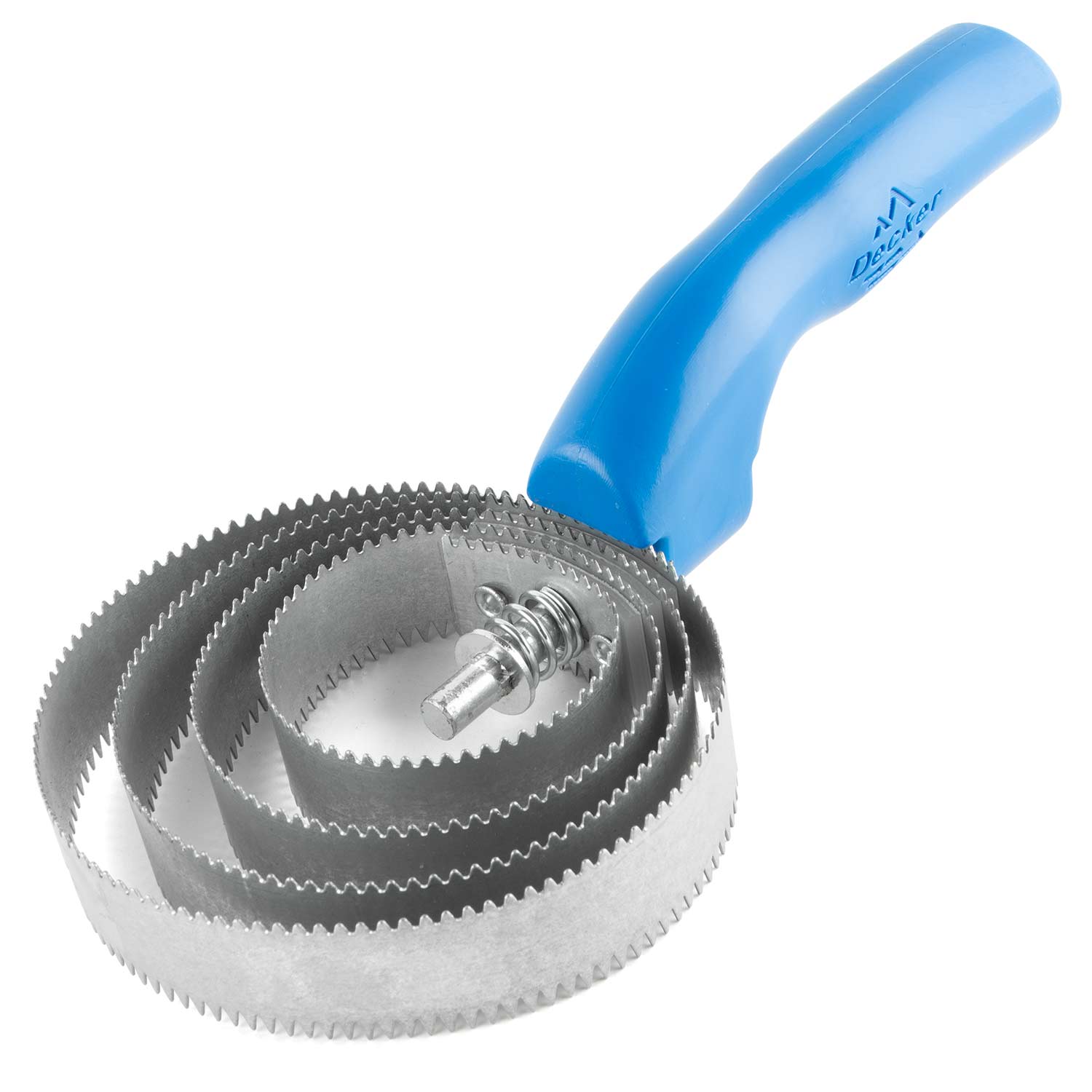 Lot De 10 Peignes à Curry Réversibles Decker 15-S - Acier Spirale, Neufs Sous Blister