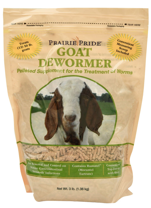 Prairie Pride Pelleted Goat Dewormer, 3 lb -   