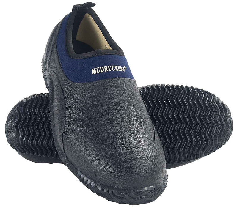 Navy Mudruckers Waterproof Shoes - 9  