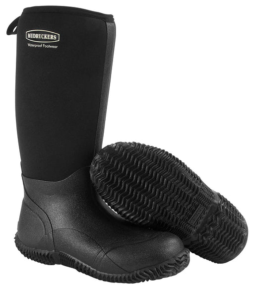 Black Mudruckers Waterproof Tall Boots - 7  