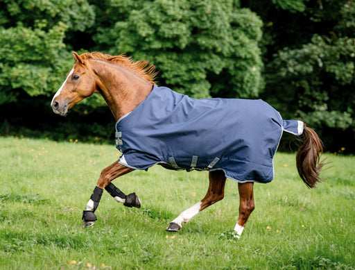 Rhino Original Turnout, Lite, Navy/Titanium Grey - Jeffers - Horse Supplies > Horse Blankets & Sheets