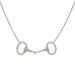 Rhodium Horse Snaffle Bit Necklace - Jeffers - Women > Accessories, Jewelry, Handbags