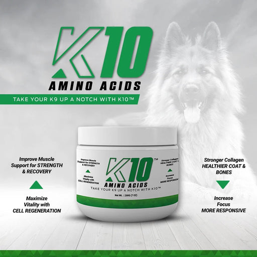 K10 Amino Acids 7 oz (200 gm) Color white powder
