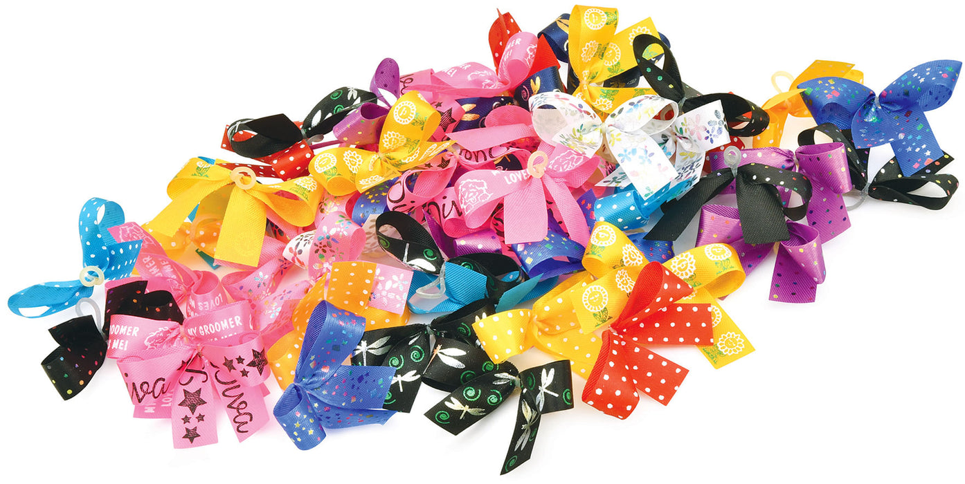 Jeffers Groomer Bows, 50-pack - Jeffers Groomer Bows (Box of 50)  