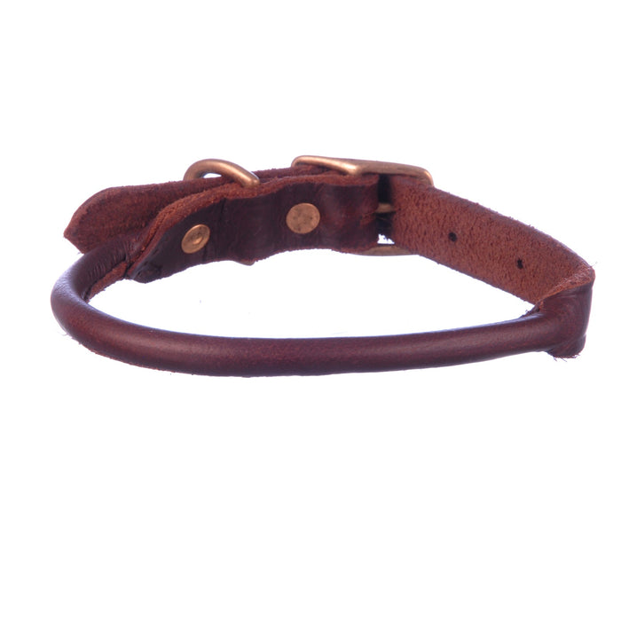 Rolled Leather Dog Collars, 5/8' x 13' - Jeffers - Dog Supplies > Dog Apparel > Dog Collars, Harnesses, & Leashes